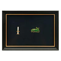 Cadre en bois pour certificat de fleur, boîte à ombre, vitrine pour médaille de récompense, badge, plaque commémorative, souvenir d'événement, mur