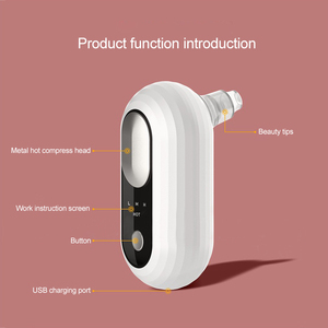 Small Vacuum Blackhead Remover with 4pcs Suction Heads Rechargeable Heating Cleaning Vacuum Blackheads Remover for Face Nose - Product Image 6
