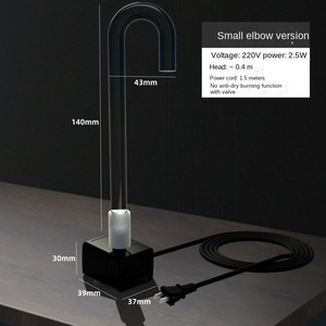 Pompa d'Acqua USB per Acquario e Laghetto, Mini Pompa di Circolazione, Estrattore d'Acqua, Piccola Pompa Sommergibile Ultra-Silenziosa per Cascate e Fontane - Product Image 5