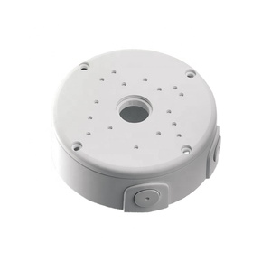 Round Plastic Wall Teto Mount Aprofundamento Big Space CCTV Segurança Vigilância Dome Camera Armazenamento Junction Box Base Bracket