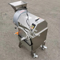 Hoge Snelheid Commerciële Cassave Chips Snijmachine Automatische Banana Weegbree Snijmachine