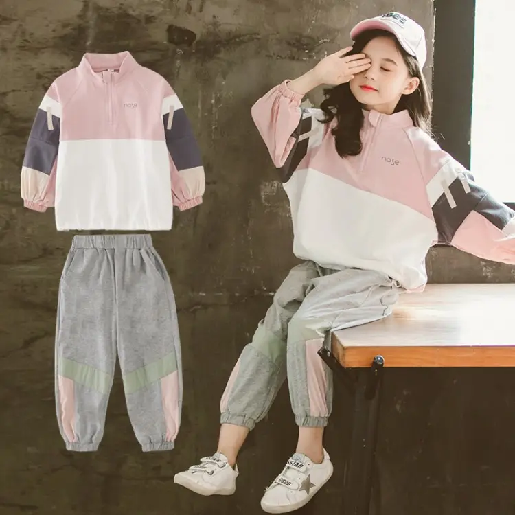 Ropa de estilo coreano para niños y niñas, ropa informal cómoda, hecha en China