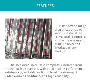 مقياس مستوى عائم مغناطيسي من الفولاذ المقاوم للصدأ من Aice Tech بدقة 10 مم ومخرج 4-20 مللي أمبير/HART - Product Image 6