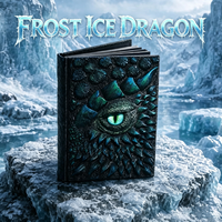 Carnet A5 Premium Cool Dragon Eye, couverture rigide, pages vierges, pour joueur
