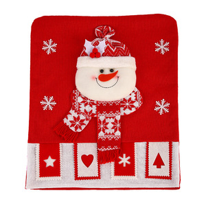 Housse de chaise de Noël, housses de chaises Père Noël et elfes, décoration de table de Noël pour la maison, fournitures de fête du Nouvel An - Product Image 5