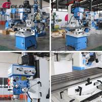 Machine de perçage et de fraisage universelle de petite taille ZX50C de haute précision, prix d'usine GOLDCNC, broche MT4, certifiée CE ISO