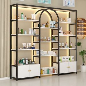 Роскошные витринные шкафы для салонов красоты полки для супермаркетов косметические стеллажи для маникюрного магазина стеллажи для беременных и детей - Product Image 5