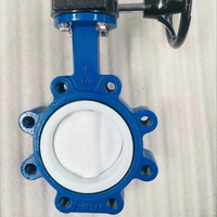 Válvula de Mariposa Económica de Acero Inoxidable Tipo Lug PN10/PN16 Estándar ANSE DIN BS DN100 DN150 con Sello de Goma/PTFE para Tratamiento de Agua