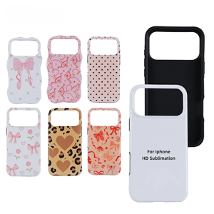 Coque vierge pour sublimation pour 17 Pro Max, en TPU et PC, personnalisable, étanche, anti-traces de doigts, antichoc, vente en gros - Product Image 1