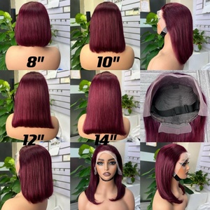 Wholesale 100% <b>Human</b> Brazilian Hair Frontal Bob <b>Wig</b> - Product Image 2