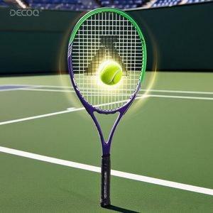 Vợt tennis nhôm chuyên nghiệp bán buôn, chất lượng cao, thương hiệu nổi tiếng, thiết bị thể thao, logo tùy chỉnh, chất liệu graphite, mút EVA dành cho cầu lông - Product Image 2