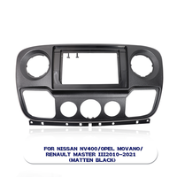 Meihua 10 pouces Kits de tableau de bord d'installation de voiture Cadre stéréo Radio Android pour Renault Master/OPEL Movano/Nissan NV400 2010-2021