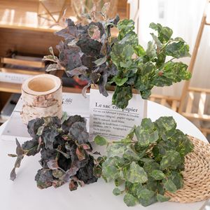Plante artificielle CallaFloral en feuilles de mûrier gris-vert, 7 têtes, décoration murale, décoration intérieure, bouquet de mariage - Product Image 1
