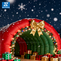 Tunnel gonflable de tente gonflable décorative extérieure d'Inflatables de la publicité de Noël