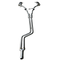 Système d'échappement personnalisé, silencieux de performance en acier inoxydable SS304 pour commande de soupape Cat Back pour BMW Série 5 F10 F18 525 535