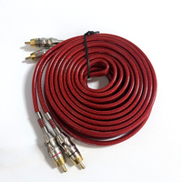Câble Répartiteur RCA Plaqué Or 2 Femelles vers 1 Mâle Adaptateur Audio Vidéo 0,3m 30cm Longueur Personnalisée Amplificateur Stéréo Voiture