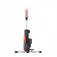 Masturbateur vibrant télescopique mains libres à ventouse électrique entièrement automatique pour hommes et femmes adultes