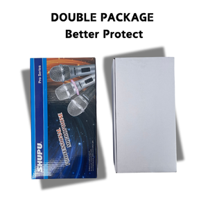 Micro karaoke cầm tay động cardioid kim loại SHUPU SM-2.1, khử tiếng ồn, có dây XLR, dùng cho sân khấu, nhà thờ - Product Image 3