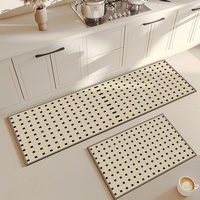 Tapis de cuisine moderne en boue de diatomée, lavable en machine, séchage rapide, super absorbant, avec dos antidérapant en caoutchouc pour usage domestique et en cuisine