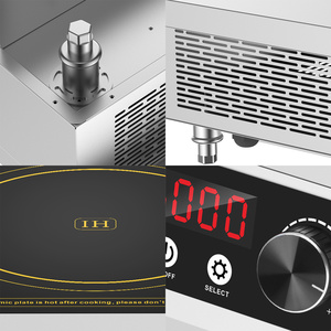 Équipement <span class=keywords><strong>de</strong></span> cuisine commercial <span class=keywords><strong>pour</strong></span> restaurant, <span class=keywords><strong>plaque</strong></span> plate en acier inoxydable 380V 6kW, cuisinière électrique haute puissance, cuisinière à <span class=keywords><strong>induction</strong></span> - Product Image 5