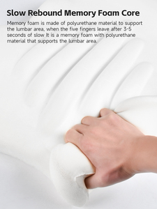 Oreiller en mousse à mémoire de forme lavable de qualité <span class=keywords><strong>alimentaire</strong></span> Fibre chimique de bonne qualité Super Durable Sleeping Cool Black Space OEM - Product Image 4