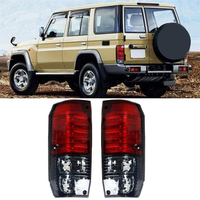 Feux arrière LED complets style OEM, paire de feux arrière pour Toyota Land Cruiser LC76 Wagon, remplacement d'usine des feux arrière