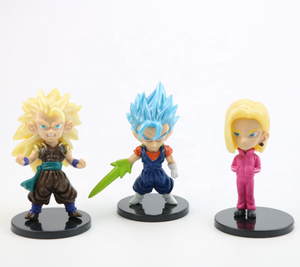 H9-11.5CM 7 pièces/ensemble Figurines d'action Dragon Balls Son Goku <span class=keywords><strong>Bejita</strong></span> Yonsei Torankusu Figurine d'anime Jouet Figurines Dragon Balls - Product Image 6