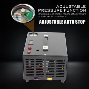 Verstelbare Auto Stop Pcp Hpa Olie Gratis Draagbare Compressor