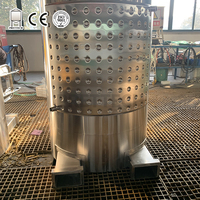 Pretty tech – machine commerciale de fabrication de vin, cuve de Fermentation horizontale personnalisée à haut ouvert