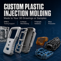 Service d'assemblage par injection de moules OEM personnalisés pour boîtiers NFC sur mesure, solutions de moulage par injection pour pièces d'enclos électroniques