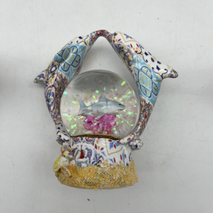 High Quality Tourist Gifts Souvenirs Resin Crafts Ornament Water Globe Indoor Decorative Dolphin Figurine <b>Crystal</b> <b>Ball</b> - Product Image 4