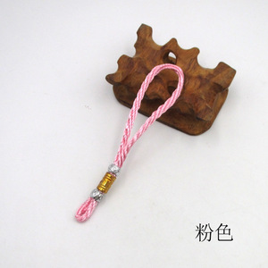 Pendentif Nœud Chinois en Corde avec Anneau Argenté, Accessoire de Voiture, Origine Yiwu, Été 2021, Fait Main, Style Classique - Product Image 4