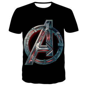 Camiseta Deportiva Ajustada de Cosplay de Superhéroe 3D de <span class=keywords><strong>Endgame</strong></span> Realm, Disfraz de <span class=keywords><strong>Marvel</strong></span> America, Camisetas Estampadas Sostenibles de Talla Grande - Product Image 4
