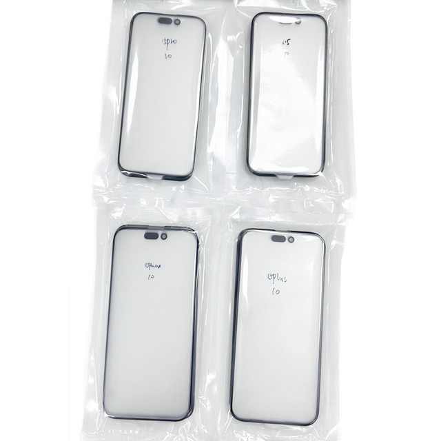 2PCS IP17/Air/Pro/Promax Glass With OCA Film for Mobile Phone 17 Series Broken Front Panel Change Repair Spare Part