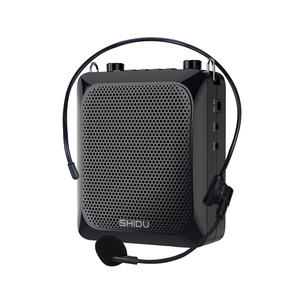 SHIDU 25W Haut-parleur portable Bluetooth rechargeable avec <span class=keywords><strong>effet</strong></span> d'écho, mini amplificateur vocal pour salle de classe, amplificateur vocal portable pour enseignant - Product Image 1