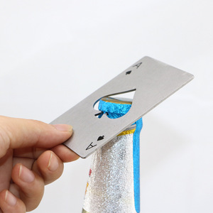 Stainless Steel Bottle Opener Ace Of Spades Card Shape Multi Purpose Beer Cap Opener For Bottles - Product Image 4