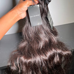 Drop <span class=keywords><strong>Shipping</strong></span> indiano ricciolo ciocche di capelli ricciolii indiani grezzi a onda naturale estensione capelli grezzi venditore - Product Image 6