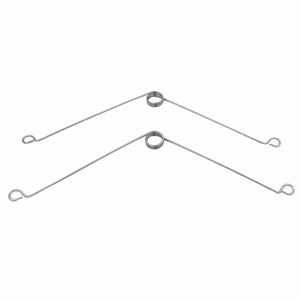 Vente directe d'usine Double crochet suspension pince à ressort en forme de V plafonnier luminaire en acier inoxydable pince à ressort pour l'éclairage - Product Image 1