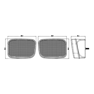 Feu de signalisation LED ambre pour toit de cabine, personnalisable en usine, droit/gauche, 9-32V 24W, LED BRIDGELUX, pour New Holland//<span class=keywords><strong>LANDINI</strong></span>/John Deere - Product Image 4
