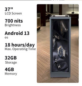Écran LCD personnalisé de 43 pouces, écran LCD numérique, piédestal, armoire de rangement arrière, armoire LCD sur pied pour centre commercial, exposition - Product Image 5