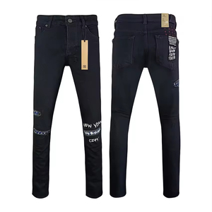 Jeans Ksubi de Luxe de Haute Qualité pour Hommes – Marque de Créateur, Style Hip Hop, Denim Extensible Déchiré, Streetwear - Product Image 2
