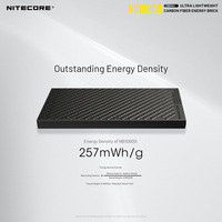 Pour NB10000 GEN2 10000mAh 15W Batterie externe ultra-fine en fibre de carbone légère avec charge rapide USB-C Chargeur portable