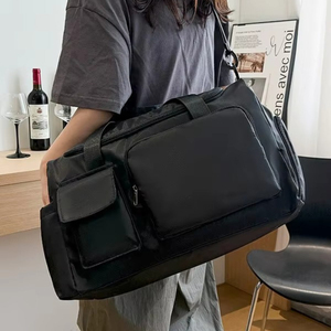 กระเป๋าเดินทางขนาดใหญ่แบบขายส่ง มีช่องใส่รองเท้า กระเป๋าออกกำลังกาย โพลีเอสเตอร์ สะพายไหล่หรือถือได้ - Product Image 3