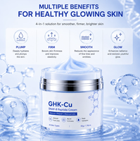 Crème pour le visage à la peptide GHK-Cu SNAP-8 avec logo personnalisé, hydratation intense, soutien de la barrière cutanée, raffermissante, liftante, pour les peaux ternes