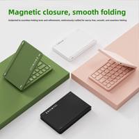 ZZX Düşük Minimum Sipariş Adedi Sınır Ötesi Yeni Çıkışlı BT Kablosuz Katlanabilir Kapasitif Mini Klavye Dizüstü Bilgisayarlar Tabletler Cep Telefonları için Taşınabilir