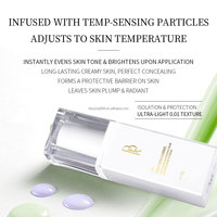 Crème de base pour le visage DDK Luxe Paeony, soin de la peau, correction du teint, hydratante, imperméable, protection solaire, éclaircissement naturel