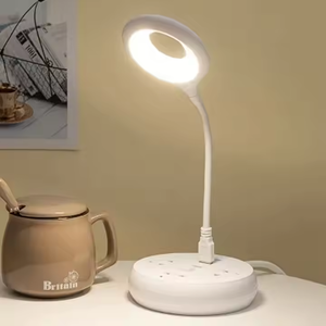 USB Direct <b>Plug</b> Portable Lamp Dormitory Bedside Lamp Eye Protection Student Study Reading Available Night Light - Product Image 1