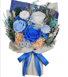 Ramo de Rosas Eternas Premium, Flores Preservadas para Siempre, Regalo Ideal para Fiestas Internacionales para Niñas, Adorno - Product Image 3