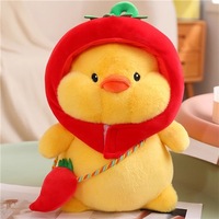 Duen Dun Figurine en peluche super douce Kawaii Canard Pingouin, Grande poupée jaune mignonne de dessin animé, Cadeau d'anniversaire pour enfants, Vente en gros pour mariages