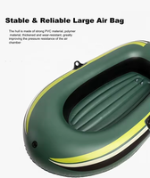 Bateau gonflable en PVC épaissi pour la détente des adultes - Jouet flottant pour piscine pour une personne
